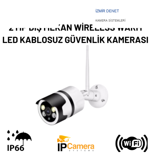 2 MP DIŞ MEKAN WİRELESS WARM LED KABLOSUZ GÜVENLİK KAMERASI ARNA-1242