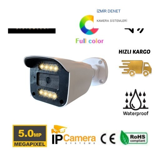 ARNA 5 MP SESLİ 8 ATOM WARM LED  FULL COLOR IP Güvenlik Kamerası ARN-1019