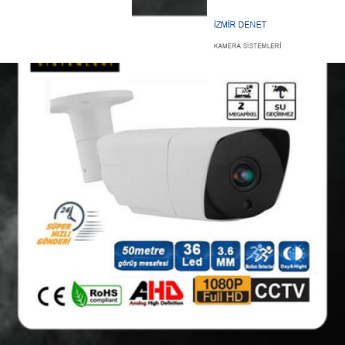 2 MP 36 LED METAL KASA AHD GÜVENLİK KAMERASI - 7537