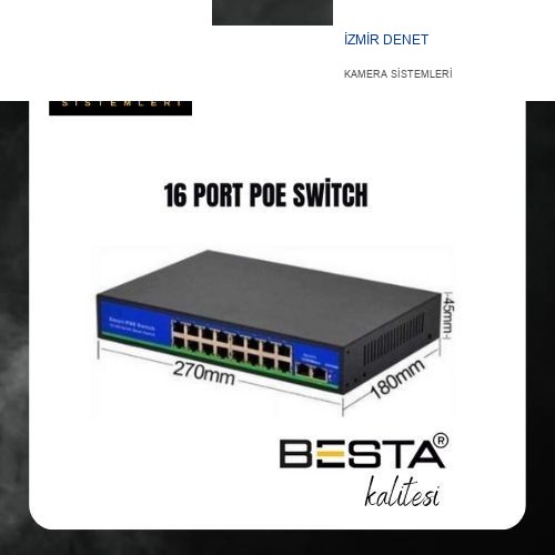 İzmir Denet 16 PORT POE SWİTCH KD1621GL