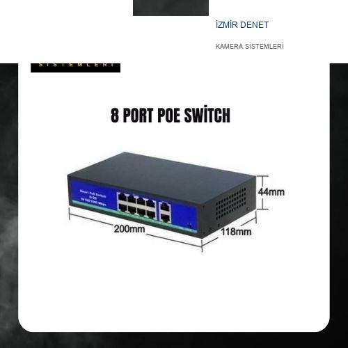 8 port PoE Switch 10/100 Megabit 120 Watt