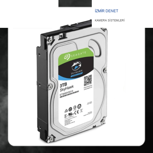 Seagate SkyHawk ST3000VX010 3 TB 5900Rpm 64 HD Kamera 180TB/Yil Isyükü 7/24 Güvenlik Diski
