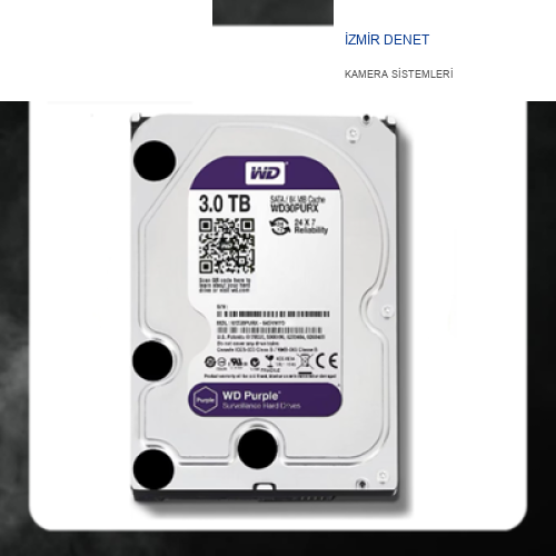 Wd 3 Tb 3.5" intellipower Purple Av-Gp 64Mb Sata Wd30Purx/z Güvenlik Harddiski