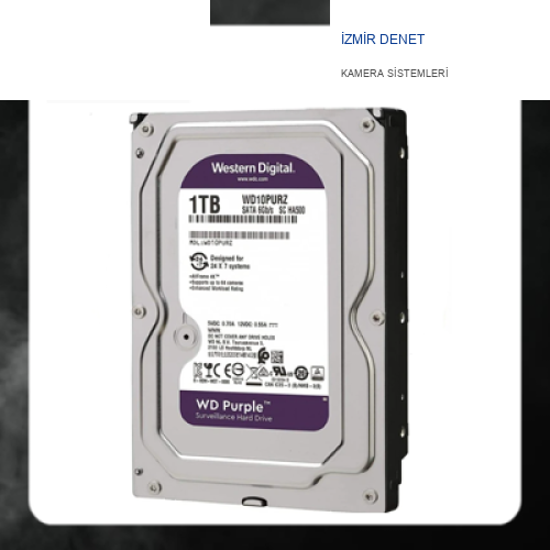 WD Purple 1 TB Intellipower Sata 3.0 64Mb 3,5" Güvenlik Diski 7x24