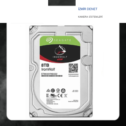 Seagate Ironwolf 8 TB Nas ST8000VN0022 SATA 3.0 7200 RPM 3.5" Hard Disk