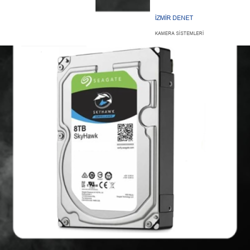 Seagate Skyhawk ST8000VX004 3.5" 8 TB 256 MB SATA 3 HDD Güvenlik Diski