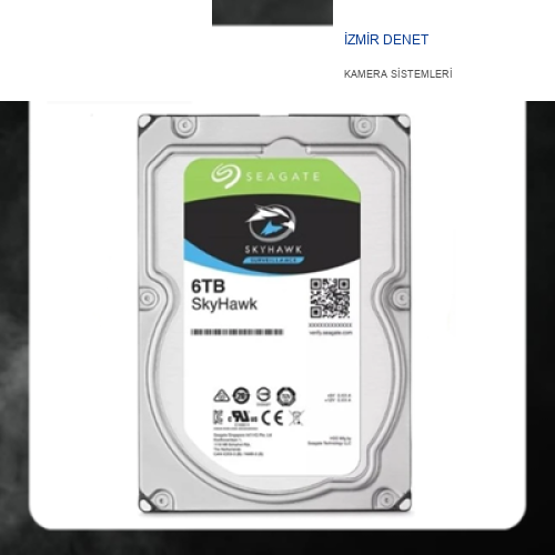 SEAGATE SKYHAWK 3.5 INC 6 TB SATA 3.0 GÜVENLİK HARD DİSKİ