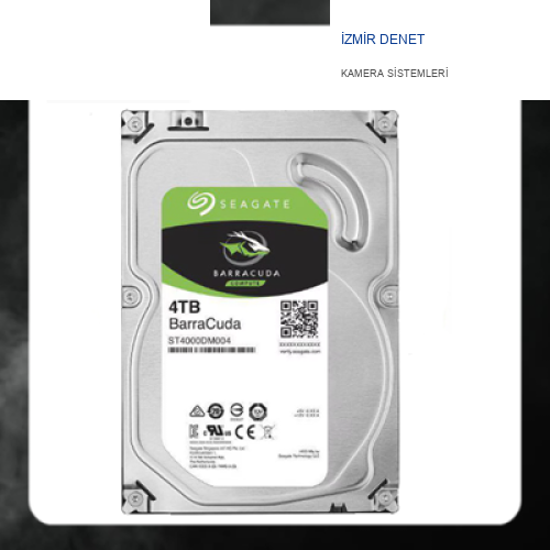 Seagate Barracuda 4 TB 3.5 5900 RPM Sata 3 7/24 Güvenlik Harddiski ST4000DM004
