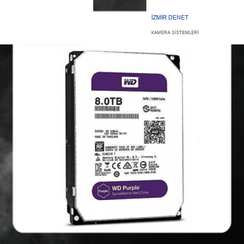 Western Digital 8 TB WD80PURZ 5400 RPM 128 MB SATA III HARDDİSK