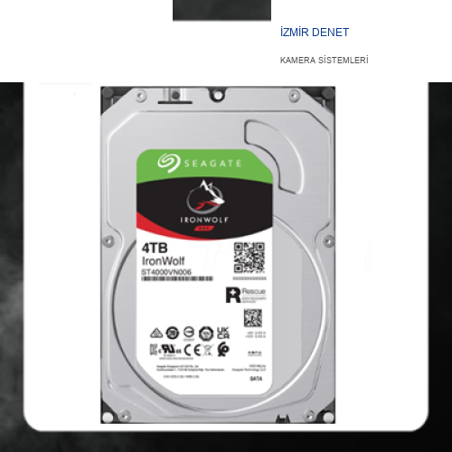 Seagate Ironwolf 4TB ST4000VN006 SATA 3.0 5400 RPM 3.5" Harddisk