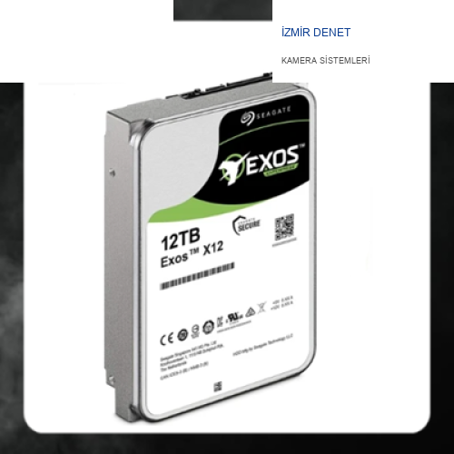 Seagate EXOS 12 TB  ST12000NM0008 3.5" 7200 RPM SATA 3 GÜVENLİK HARDDİSK