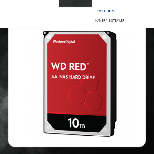 Western Digital RED NAS 10 TB WD101EFAX 3.5" 5400 RPM GÜVENLİK HARDDİSKİ