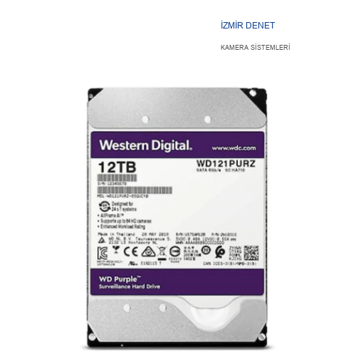 Western Digital Purple WD121PURZ SATA 3.0 7200 RPM 3.5" 12 TB Hard disk