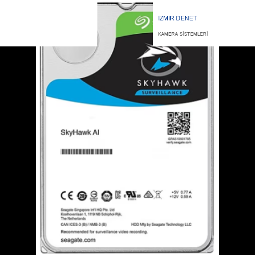 Seagate 3.5" 12 TB Skyhawk ST12000VE0008 SATA 3.0 7200 RPM Hard Disk