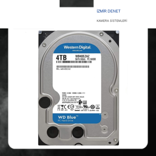 Western Digital BLUE 4 TB  WD40EZAZ SATA 3.0 5400 RPM 3.5" GÜVENLİK HDD