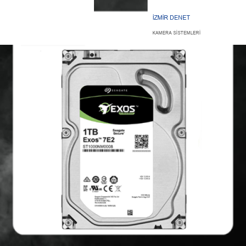 Seagate Exos 7E2 1TB 7200RPM 128MB Sata Disk ST1000NM0008 3.5" GÜVENLİK HARD DİSK