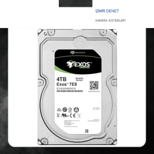 Seagate EXOS 4 TB  ST4000NM0035 SATA 3 3.5" GÜVENLİK HARD DİSK