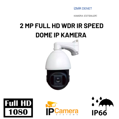 2 MP FULL HD WDR IR SPEED DOME IP KAMERA ARNA-1320