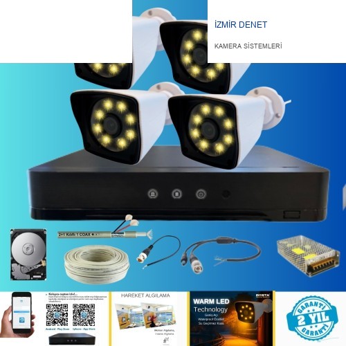 ARNA 4 WARM LED KAMERALI 250GB HDD DAHİL GÜVENLİK SETİ - ST25024W