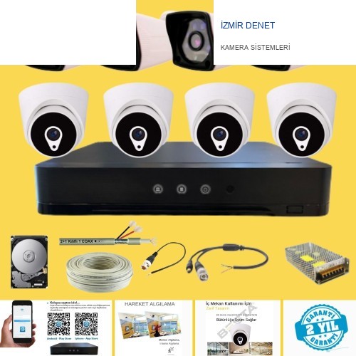 ARNA 4 İÇ 4 DIŞ 8 KAMERALI 1 TB HDD DAHİL AHD GÜVENLİK SETİ - ST1082