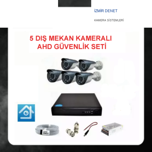 2 MP Ahd 5 Dış Mekan Kameralı Güvenlik Seti ARNA-7125