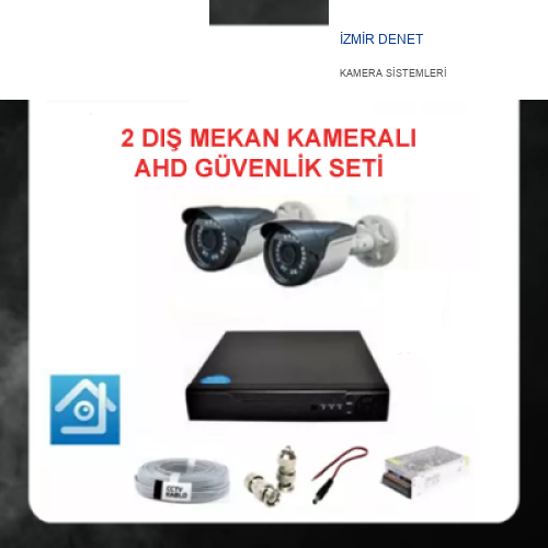 2 MP Ahd 2 Dış Mekan Kameralı Güvenlik Seti ARNA-7122