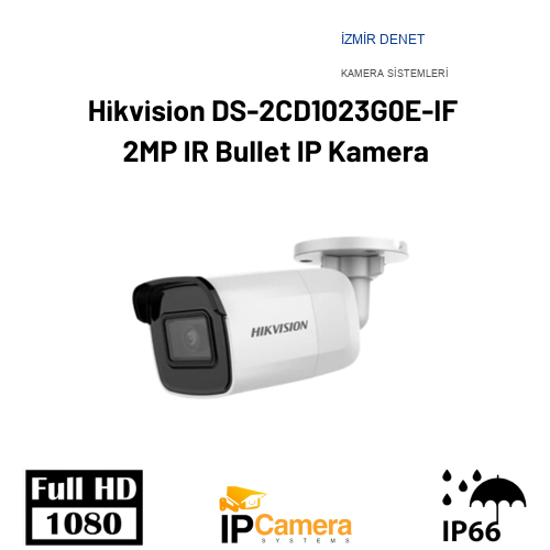 Hikvision DS-2CD1023G0E-IF 2MP IR Bullet IP Kamera