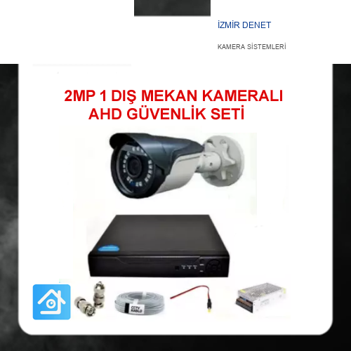 2 MP AHD Tek Kameralı Güvenlik Seti ARNA-7121