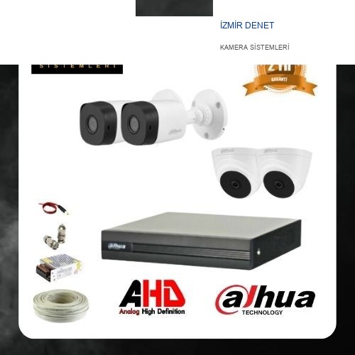 DAHUA 2 İÇ 2 DIŞ KAMERALI AHD GÜVENLİK SETİ- 2265