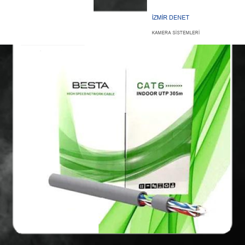 CAT6 305 METRE CAT 6 KABLO 23 AWG IP KAMERA KABLOSU