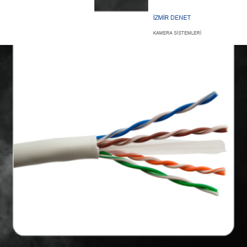 CAT6 DIŞ MEKAN IP KAMERA KABLOSU - 1 METRE