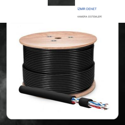 OUTDOOR SİYAH CAT6 IP KAMERA KABLOSU 5OO METRE MAKARA ARNA-5035