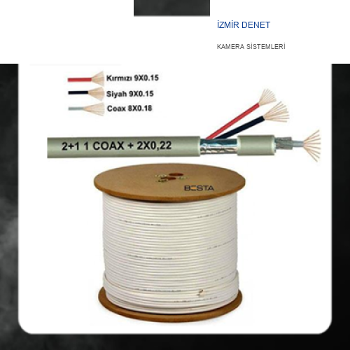 2+1 500 Metre 0.22 CCTV Kamera Kablosu ARNA-5522