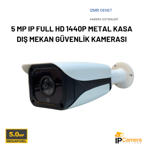 5 MP IP FULL HD 1440P METAL KASA DIŞ MEKAN GÜVENLİK KAMERASI ARNA-1095