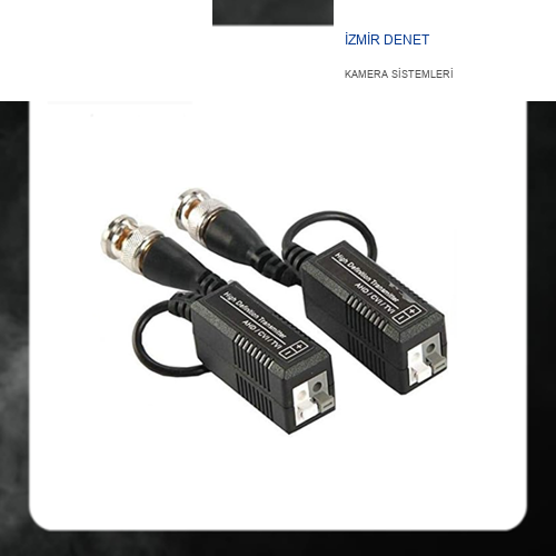 HD 720P/1080 P HDCVI AHD HDTVI Için UTP BNC Konnektör Cat5/5e/6 Video Balun Pasif