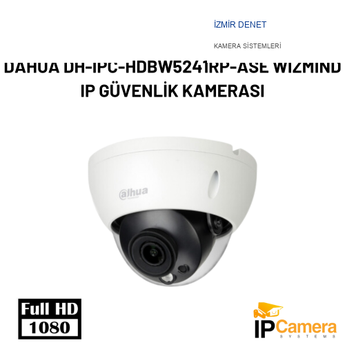 DAHUA DH-IPC-HDBW5241RP-ASE WIZMIND IP GÜVENLİK KAMERASI