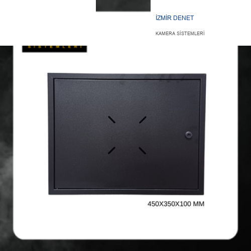 SİYAH METAL KASA NETWORK BOX  - 3654
