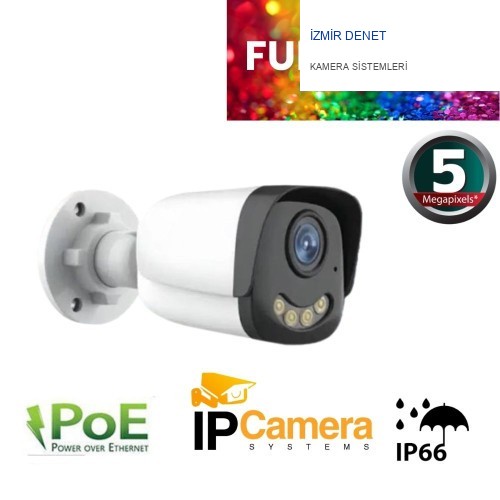 ARNA 5 MP FULLCOLOR IŞIKLI WARM LED IP POE GÜVENLİK KAMERASI - ARN-1241