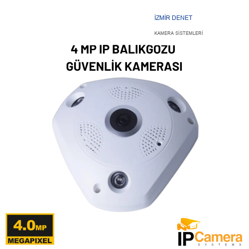 4 MP IP BALIKGÖZÜ GÜVENLİK KAMERASI- 1273