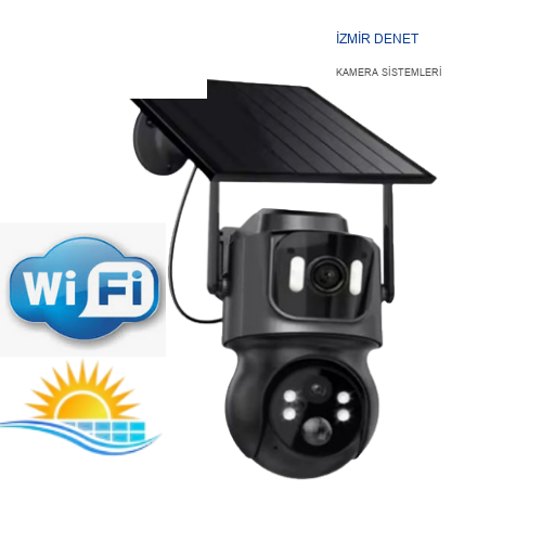 Çift Kameralı 3mp+3mp Wifi Solar Kablosuz Güvenlik Kamerası ARNA-1733