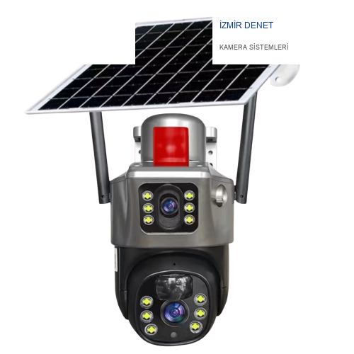 Casacop Q7 4G Çift Kameralı Sim Kartlı Solar Panelli Güvenlik Kamerası