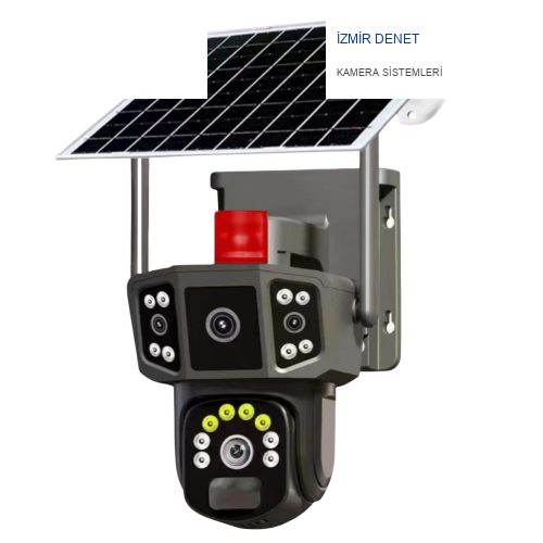 CASACOP Q8 SOLAR 4G 3 KAMERALI 2MP+2MP+2MP PTZ SESLİ SİM KARTLI KAMERA